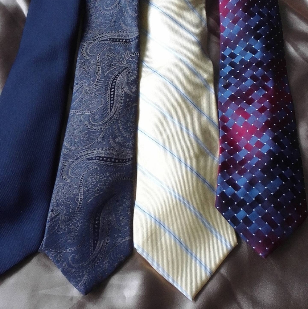 - 5 designer silk neckties $25+free shirt&sh… - Picture 1 of 8